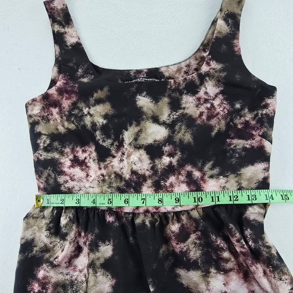 Peruvian Connection NWT 8G Rosewater Dress Black‎ Floral Tiered Midi Size 4 - Picture 9 of 10
